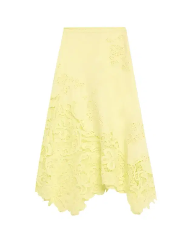 Rae Lace Linen Midi Skirt