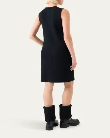 Akris Cashmere Double-Face Knit Sleeveless Dress | Thumbnail 3