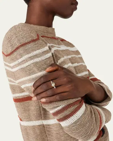 Bottega Veneta Two Tone Knot Ring | Thumbnail 2