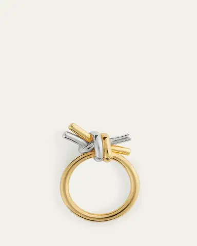 Bottega Veneta Two Tone Knot Ring | Thumbnail 3