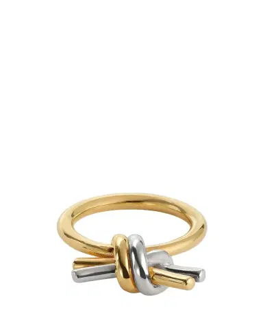 Bottega Veneta Two Tone Knot Ring | Thumbnail 1
