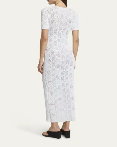 Alaïa Python Lace Knit Midi Dress | Thumbnail 3