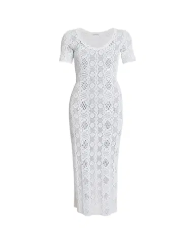 Alaïa Python Lace Knit Midi Dress | Thumbnail 1