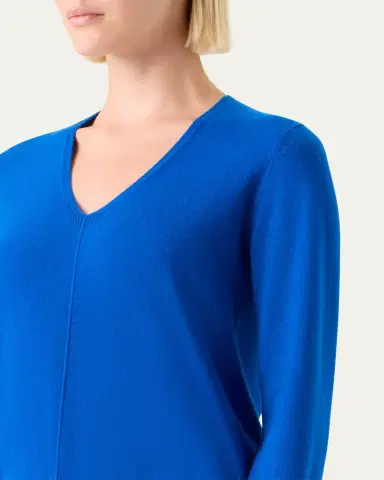 Akris V-Neck Pure Cashmere Knit Sweater | Thumbnail 5