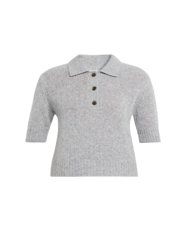 Masy Cashmere Polo Sweater