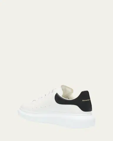 Alexander McQueen Men's Leather Oversized Sneakers | Thumbnail 4 Alexander McQueen Men's Leather Oversized Sneakers | Thumbnail 4
