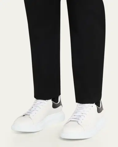 Alexander McQueen Men's Leather Oversized Sneakers | Thumbnail 6 Alexander McQueen Men's Leather Oversized Sneakers | Thumbnail 6