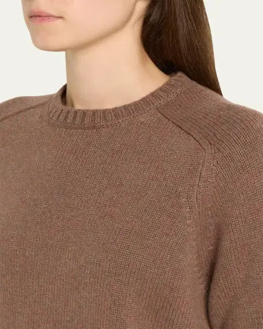 Loro Piana Neo Parksville Cashmere Crewneck Sweater | Thumbnail 9