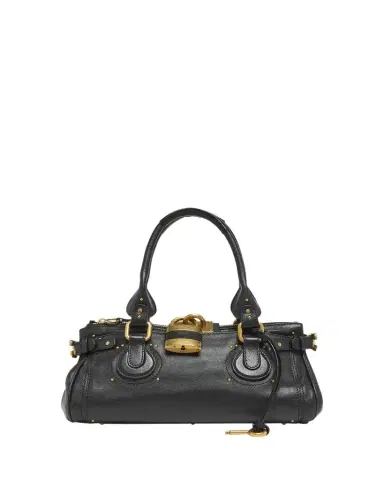 Chloé Paddington Padlock Shoulder Bag in Leather | Thumbnail 1 Chloé Paddington Padlock Shoulder Bag in Leather | Thumbnail 1