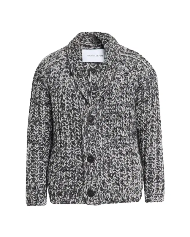 Iris Von Arnim Men's Basilius Cashmere-Silk Oversized Fit Cardigan