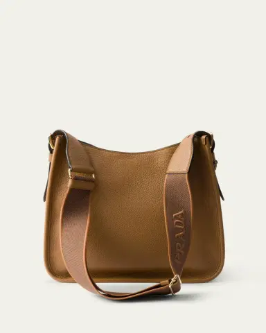 Prada Medium Daino Soft Leather Hobo Crossbody Bag | Thumbnail 5 Prada Medium Daino Soft Leather Hobo Crossbody Bag | Thumbnail 5