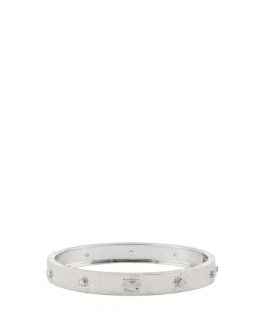 Buccellati Macri Classica 18K White Gold Bracelet with Diamonds | Thumbnail 1 Buccellati Macri Classica 18K White Gold Bracelet with Diamonds | Thumbnail 1