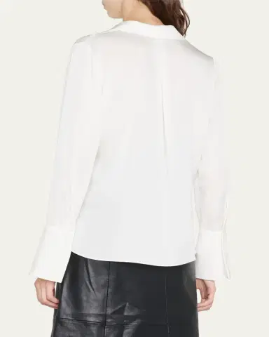 Kobi Halperin Liv Split-Cuff Stretch Silk Blouse | Thumbnail 6 Kobi Halperin Liv Split-Cuff Stretch Silk Blouse | Thumbnail 6