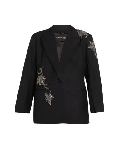 Kobi Halperin Lariz Single-Button Crystal Applique Jacket | Thumbnail 1