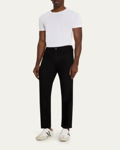 Jeanerica Men's Black Denim Tapered-Leg Jeans | Thumbnail 2