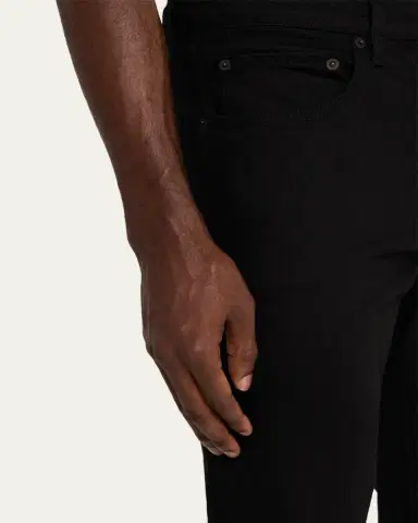 Jeanerica Men's Black Denim Tapered-Leg Jeans | Thumbnail 5
