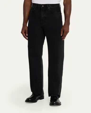 Jeanerica Men's Black Denim Straight-Leg Five-Pocket Pants | Thumbnail 4 Jeanerica Men's Black Denim Straight-Leg Five-Pocket Pants | Thumbnail 4