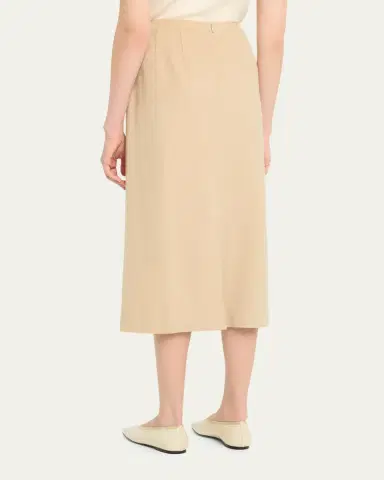 Lafayette 148 New York Cashmere-Blend Midi Pencil Skirt | Thumbnail 3