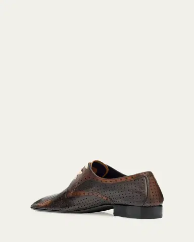 Dries Van Noten Perforated Leather Lace-Up Loafers | Thumbnail 4 Dries Van Noten Perforated Leather Lace-Up Loafers | Thumbnail 4