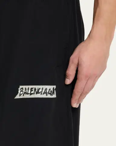 Balenciaga Men's Masking Tape Tracksuit Pants | Thumbnail 3