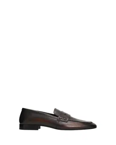 Dries Van Noten Leather Penny Loafers | Thumbnail 1 Dries Van Noten Leather Penny Loafers | Thumbnail 1