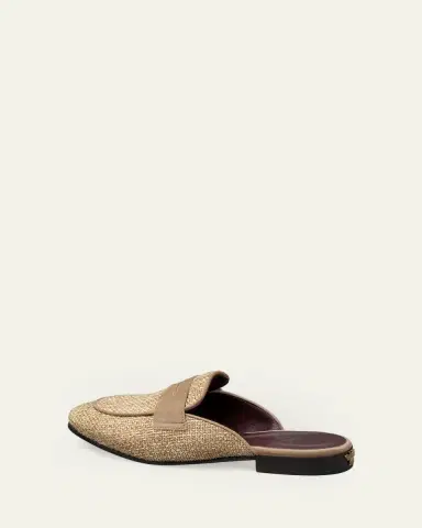 Bougeotte Raffia Loafer Mules | Thumbnail 2