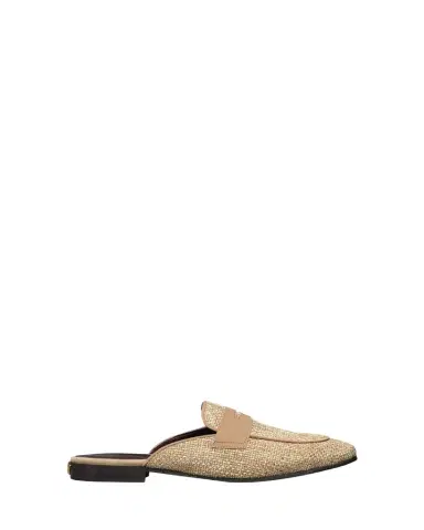 Bougeotte Raffia Loafer Mules | Thumbnail 1