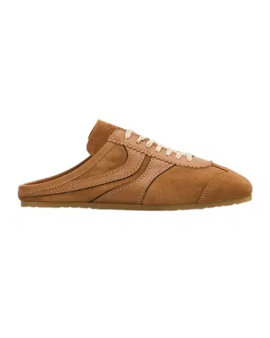 Dries Van Noten Suede Sneaker Mules | Thumbnail 1