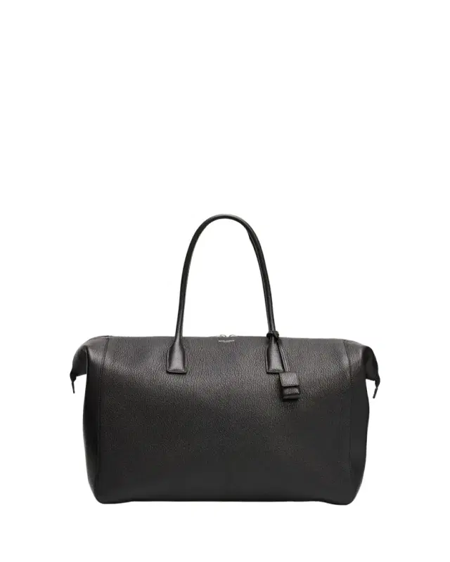 Saint Laurent Men's North/South Doctor Bag in Grainy Leather
