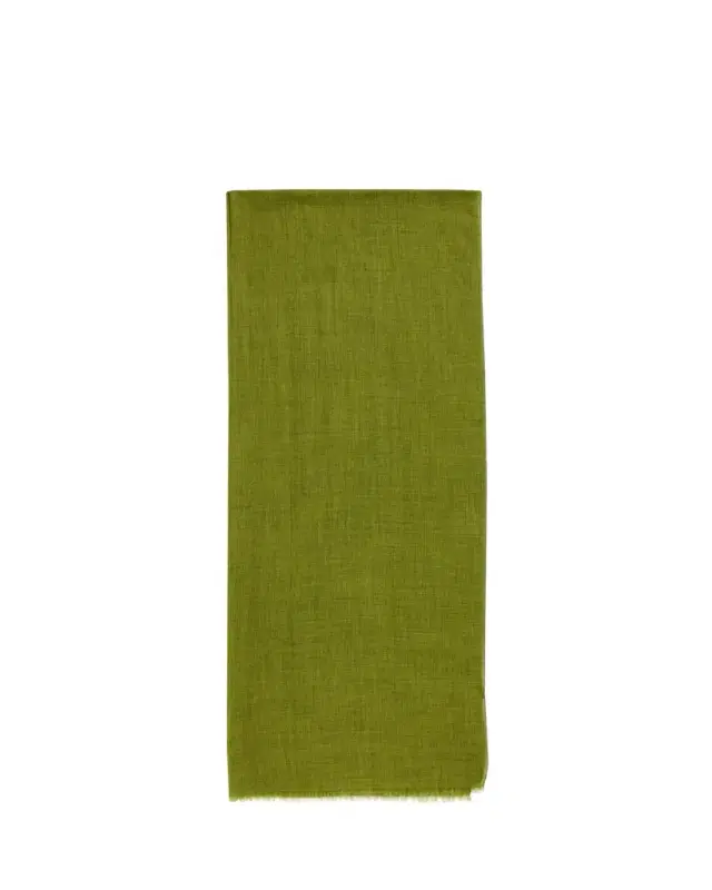 PIACENZA 1733 Men's Cashmere Eyelash Fringe Solid Scarf