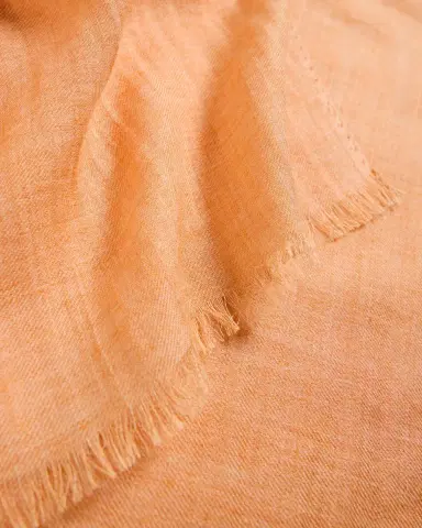 PIACENZA 1733 Men's Cashmere and Modal Eyelash-Fringe Solid Scarf | Thumbnail 4