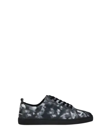Christian Louboutin Men's Louis Jr Canopee Leather Low-Top Sneakers | Thumbnail 1 Christian Louboutin Men's Louis Jr Canopee Leather Low-Top Sneakers | Thumbnail 1