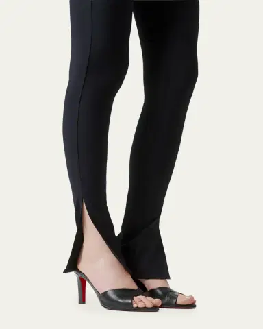 Christian Louboutin 85mm Fanny Leather Slide Sandals | Thumbnail 2