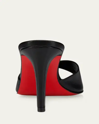 Christian Louboutin 85mm Fanny Leather Slide Sandals | Thumbnail 3