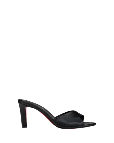 Christian Louboutin 85mm Fanny Leather Slide Sandals | Thumbnail 1