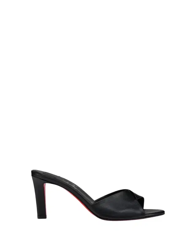 Christian Louboutin 85mm Fanny Leather Slide Sandals