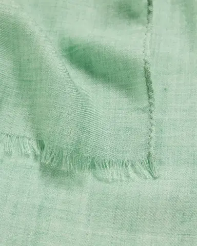 PIACENZA 1733 Men's Cashmere and Modal Eyelash-Fringe Solid Scarf | Thumbnail 4