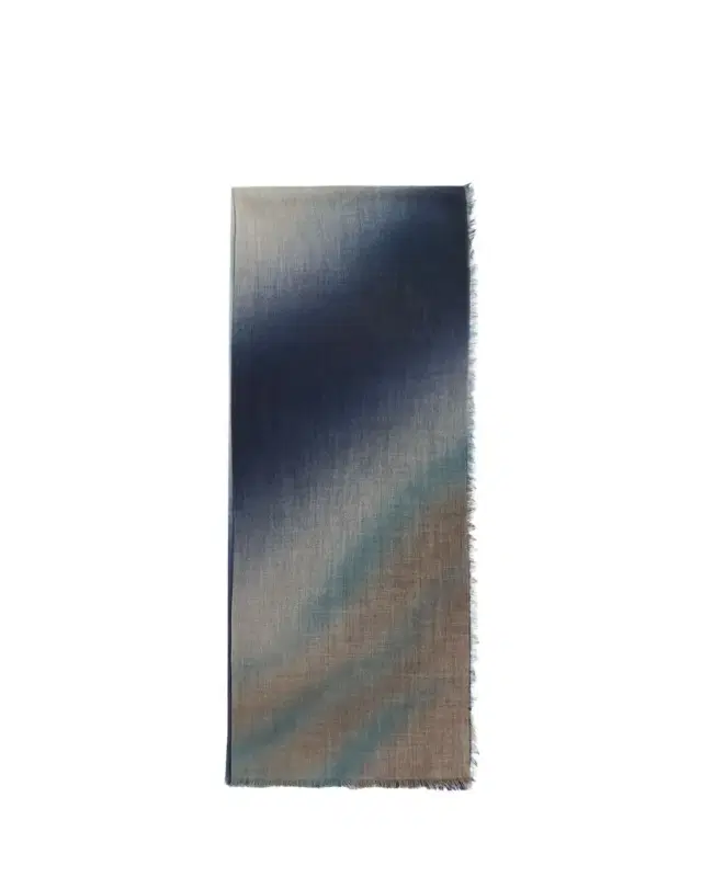 PIACENZA 1733 Men's Cashmere Degrade-Motif Eyelash Fringe Scarf