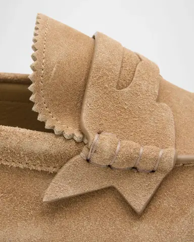 Christian Louboutin Men's The Harold I Flat Leather Red-Sole Boat Shoes | Thumbnail 4