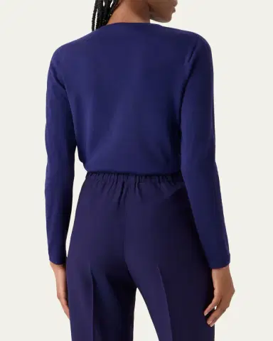 Akris Cashmere-Silk Fine Gauge Knit Sweater | Thumbnail 3 Akris Cashmere-Silk Fine Gauge Knit Sweater | Thumbnail 3