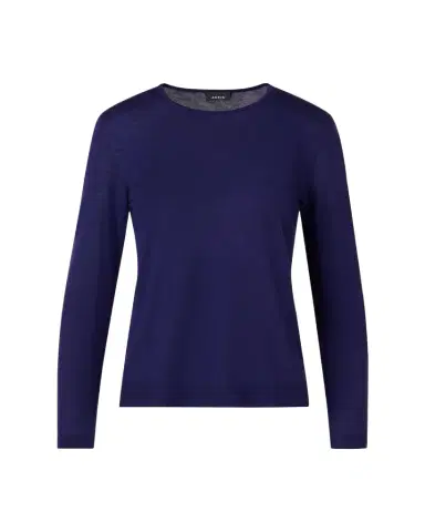 Akris Cashmere-Silk Fine Gauge Knit Sweater | Thumbnail 1 Akris Cashmere-Silk Fine Gauge Knit Sweater | Thumbnail 1
