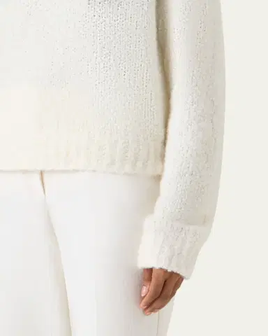 Akris Cashmere-Silk Boucle Knit Sweater | Thumbnail 5 Akris Cashmere-Silk Boucle Knit Sweater | Thumbnail 5