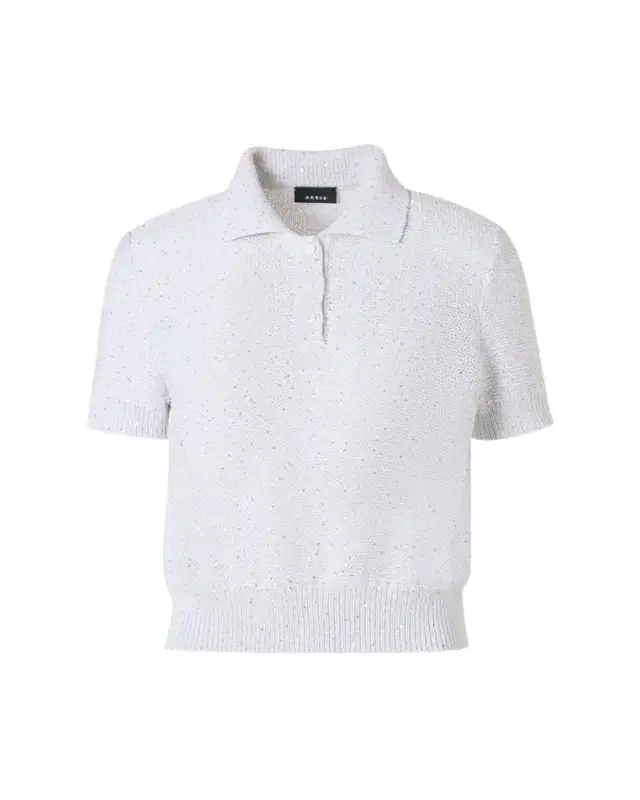 Micro Sequined Short Knit Sweater