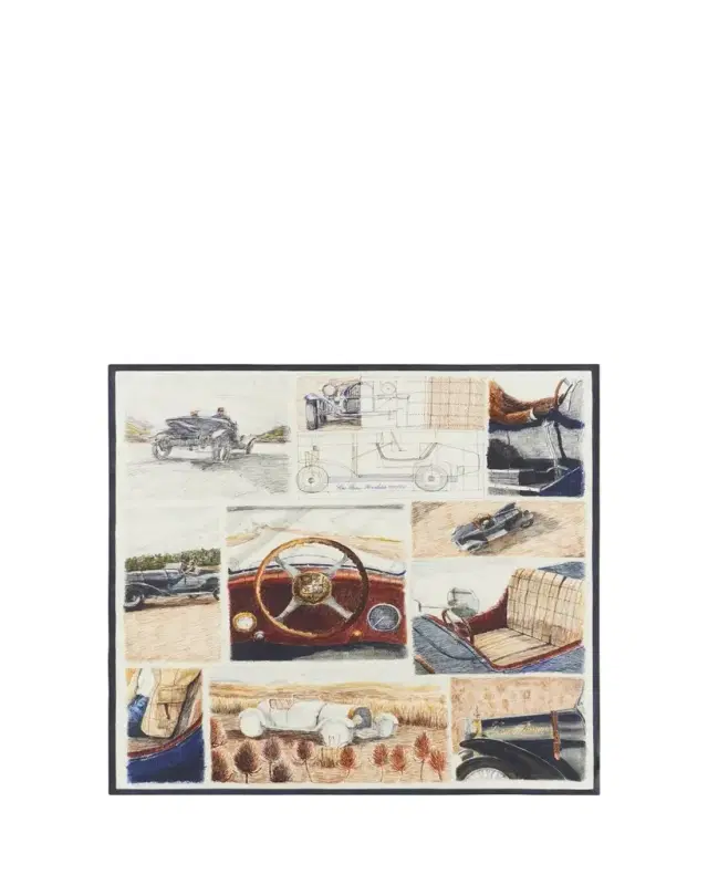 Loro Piana Men's Roadster Cashmere and Silk Foulard