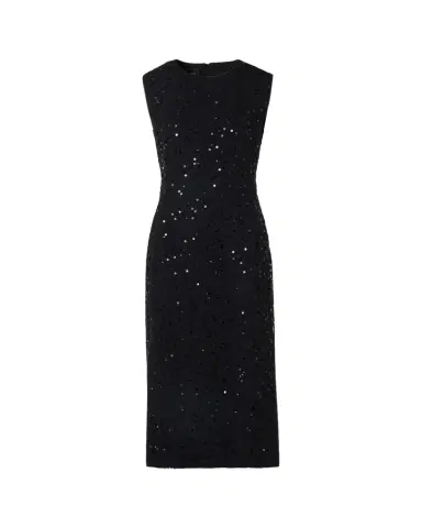 Akris Sequined Tweed Midi Sheath Dress | Thumbnail 1