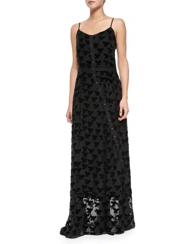 A.W.A.K.E. MODE Ruffled Bib Maxi Dress | Thumbnail 7 A.W.A.K.E. MODE Ruffled Bib Maxi Dress | Thumbnail 7