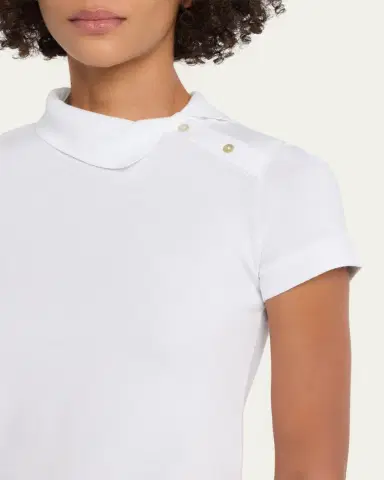 A.W.A.K.E. MODE Collared Tennis Top | Thumbnail 5 A.W.A.K.E. MODE Collared Tennis Top | Thumbnail 5