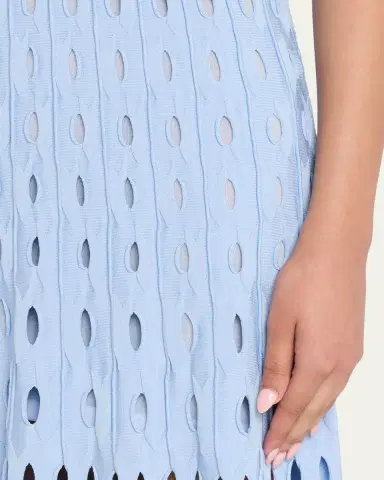 Simkhai Christina Knit Twist-Front Midi Dress | Thumbnail 5 Simkhai Christina Knit Twist-Front Midi Dress | Thumbnail 5