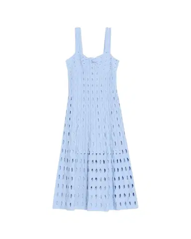 Simkhai Christina Knit Twist-Front Midi Dress | Thumbnail 1 Simkhai Christina Knit Twist-Front Midi Dress | Thumbnail 1