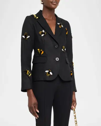 Libertine Buzz Off Linen Classic Jacket | Thumbnail 4